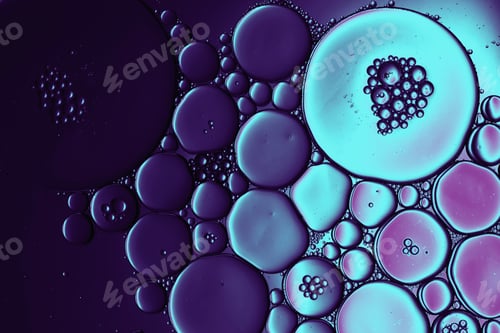 Preview: abstract macro liquid with air bubbles