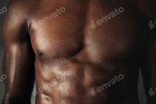 Preview: Very fit and athletic black man