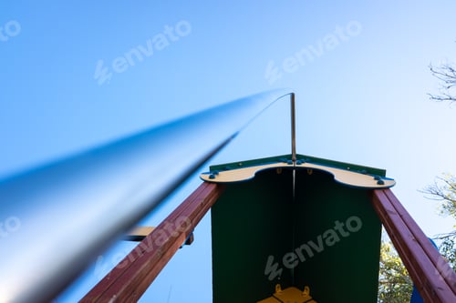 Preview: Playground with blue sky background.