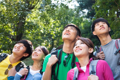 Preview: Happy Group of Hikers