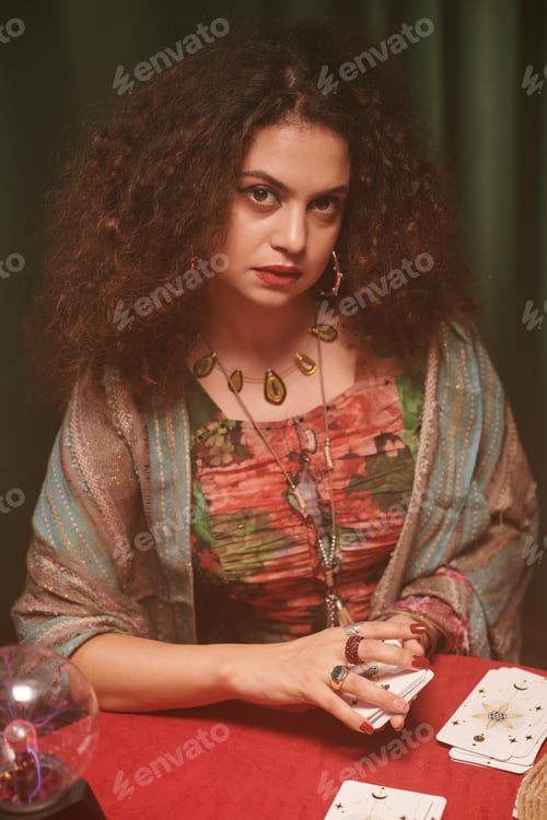 Preview: Fortune Teller Shuffling Tarot Cards