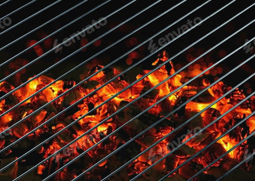 Preview: close up of burning coals