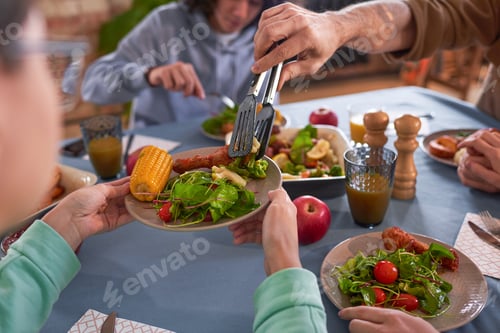 Preview: People having dinner
