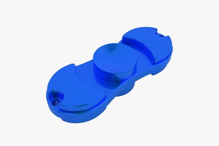 Preview: Blue Tri-Spinner Fidget Toy