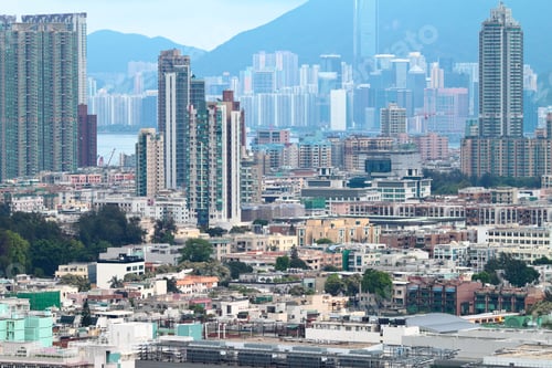 Preview: downtown of Hong Kong city