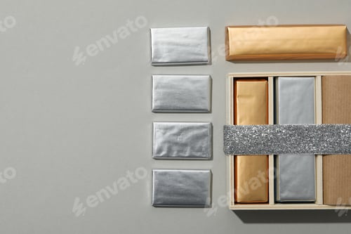 Preview: Concept of tasty food, chocolate, space for text