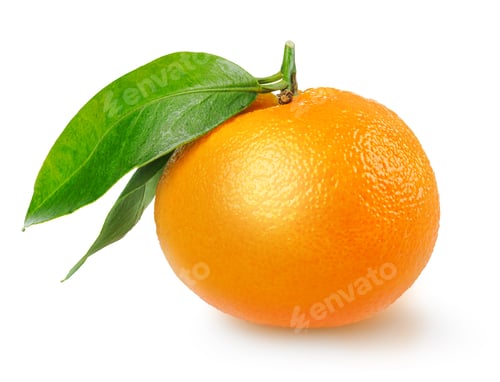 Preview: Isolated tangerine