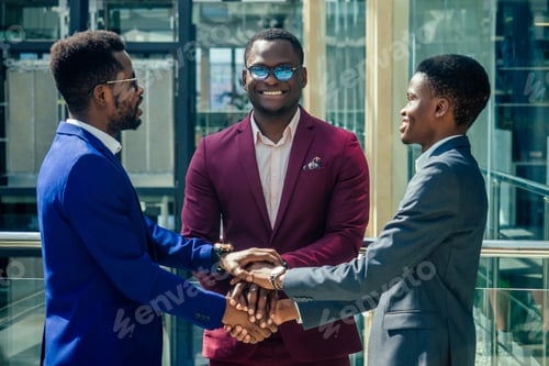 Preview: three business people working in conference room