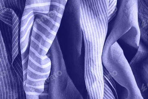 Preview: Striped Fabric Close-Up for Background or Texture