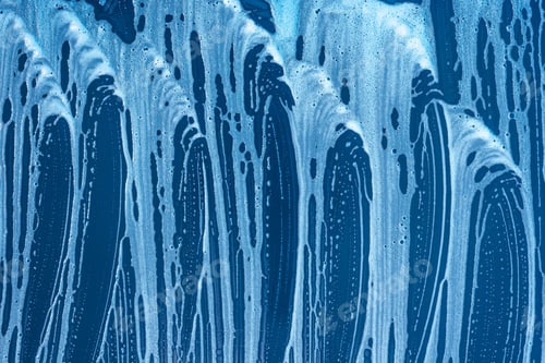 Preview: Drops- Liquid Foam. Fluid Aqua- Abstract Pattern Nature. Background- Cleansing Wash. Shampoo