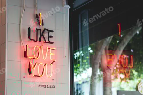 Preview: Like I Love You Neon Sign