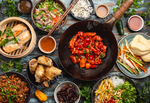 Preview: Assorted Chinese dishes