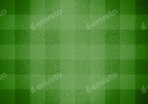 Preview: Football Field In Plaid Style