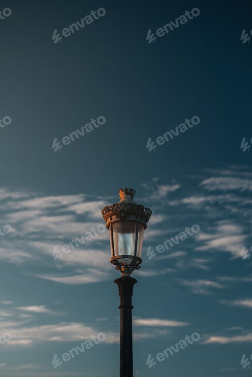 Preview: Victorian streetlight against sky