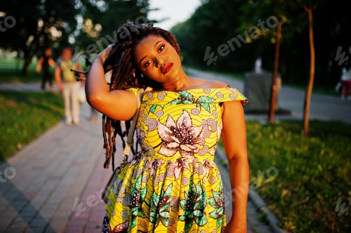 Preview: Cute small height african american girl