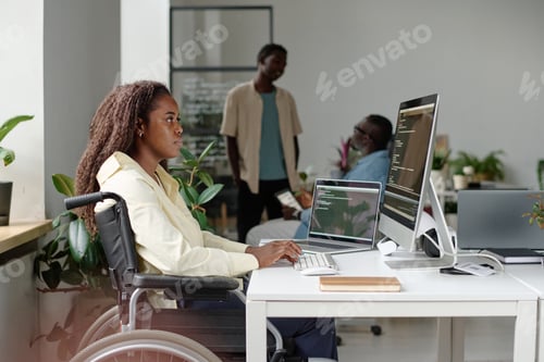 Preview: Female Programmer Coding