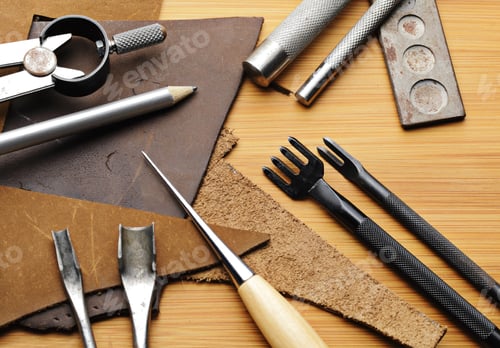 Preview: Handmade leathercraft tool