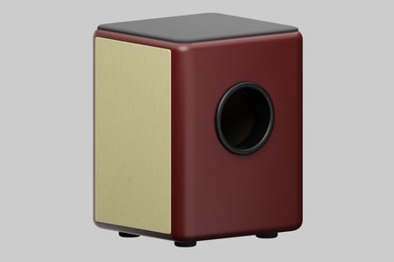 Preview: Percussion cajon box drum instrument