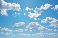 Preview: Deep blue sky at summer day.