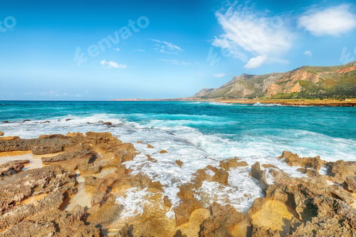 Preview: Unbelievable seascape of Isolidda Beach near San Vito cape.