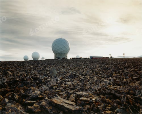 Preview: Arctic research station, mountains