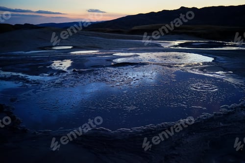 Preview: Muddy Volcano by Night