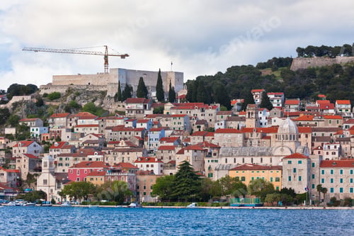 Preview: Sibenik, Croatia view from the sea