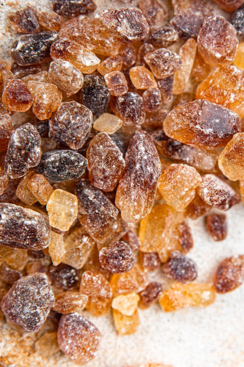 Preview: cane sugar rock sugar crystals pieces candy brown sugar candied sugar big rock caramel eating