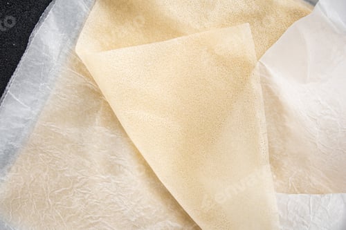 Preview: brik dough thin sheet raw packaging dough phyllo fresh delicious gourmet food background