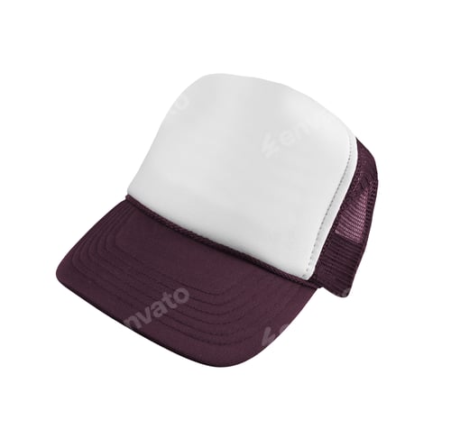 Preview: White baseball cap isolated