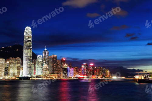 Preview: Hong Kong at night