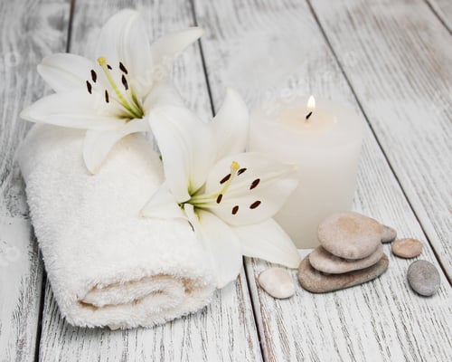 Preview: Spa products with white lily
