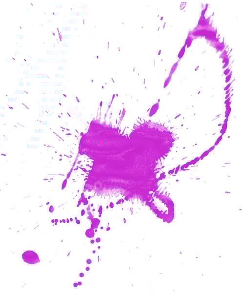 Preview: Watercolor splashes on the white.