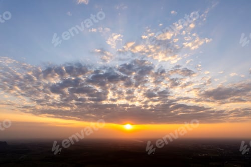 Preview: colorful dramatic sky with cloud at sunset.beautiful sky with clouds background