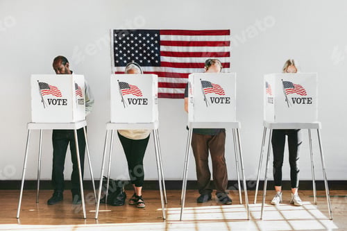 Preview: People voting election poll