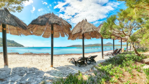 Preview: Fantastic view of beach of Santa Giulia resort.