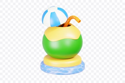 Preview: Tropical Coconut Drink Float