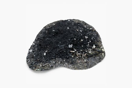 Preview: Burnt Campfire Ashes with Wood Fragments