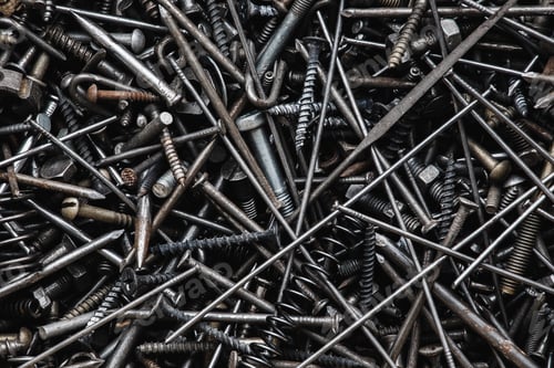 Preview: Bunch of old nuts bolts and nails