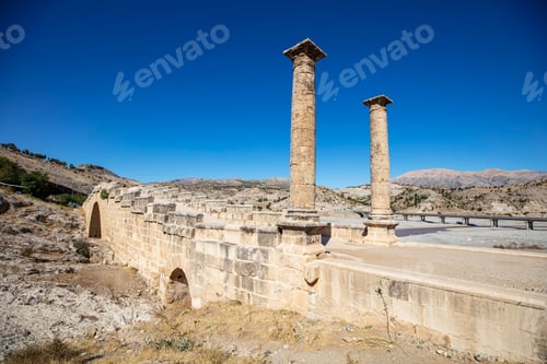 Preview: The historical Cendere(Severan)bridge is in the city of Adiyaman.