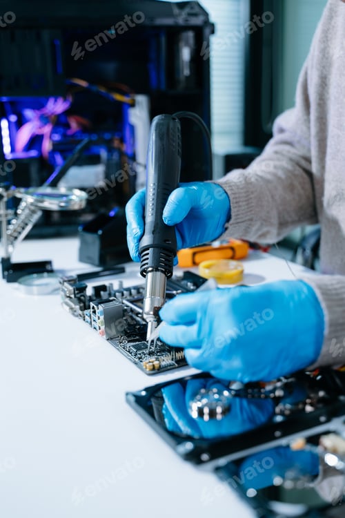 Preview: Electronics technician, electronic engineering electronic repair, electronics measuring and testing,