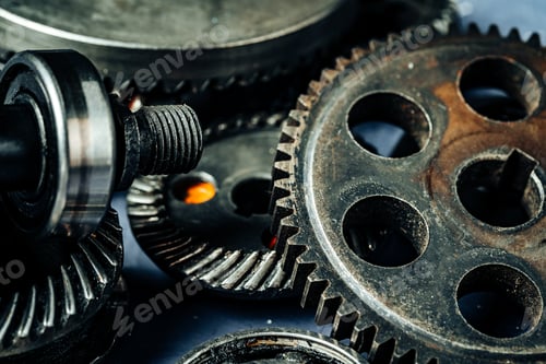 Preview: Gears from an old industrial machine