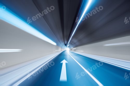 Preview: inside the tunnel scene