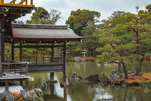 Preview: Beautiful view of the Kinkaku-ji tea house in Kyoto, Japan