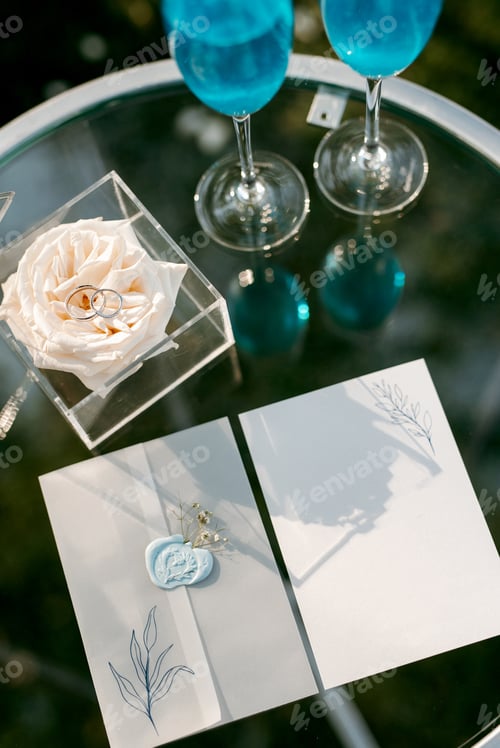 Preview: wedding glasses for wine and champagne