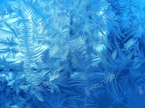 Preview: Ice pattern on winter glass