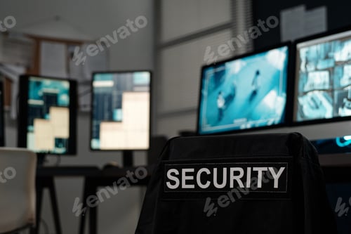 Preview: Black uniform hanging on empty chair