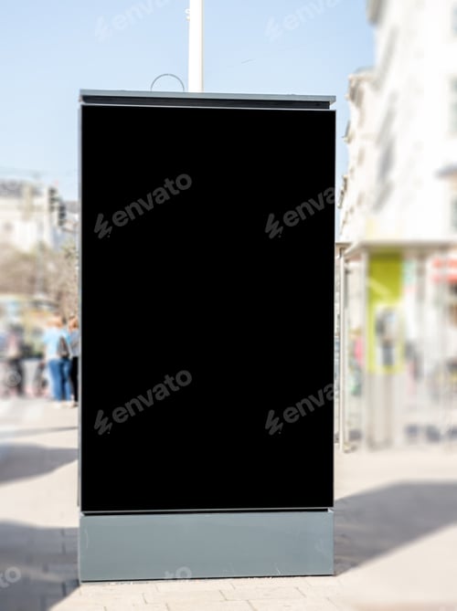 Billboard light box mock up