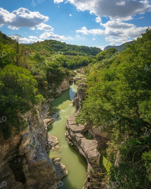Preview: Marmitte dei Giganti Canyon on Metauro River, Marche, Italy