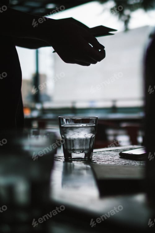 Preview: Still ice water and your order please